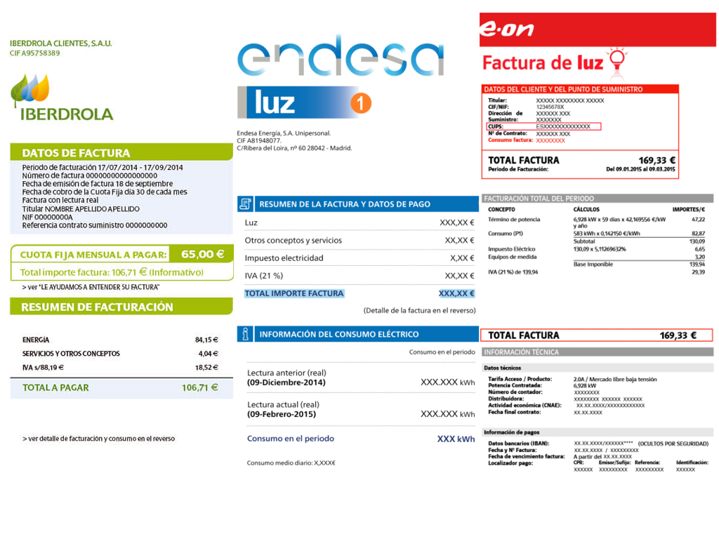 Me piden la factura de luz, se la puedo dar? - Energiagris